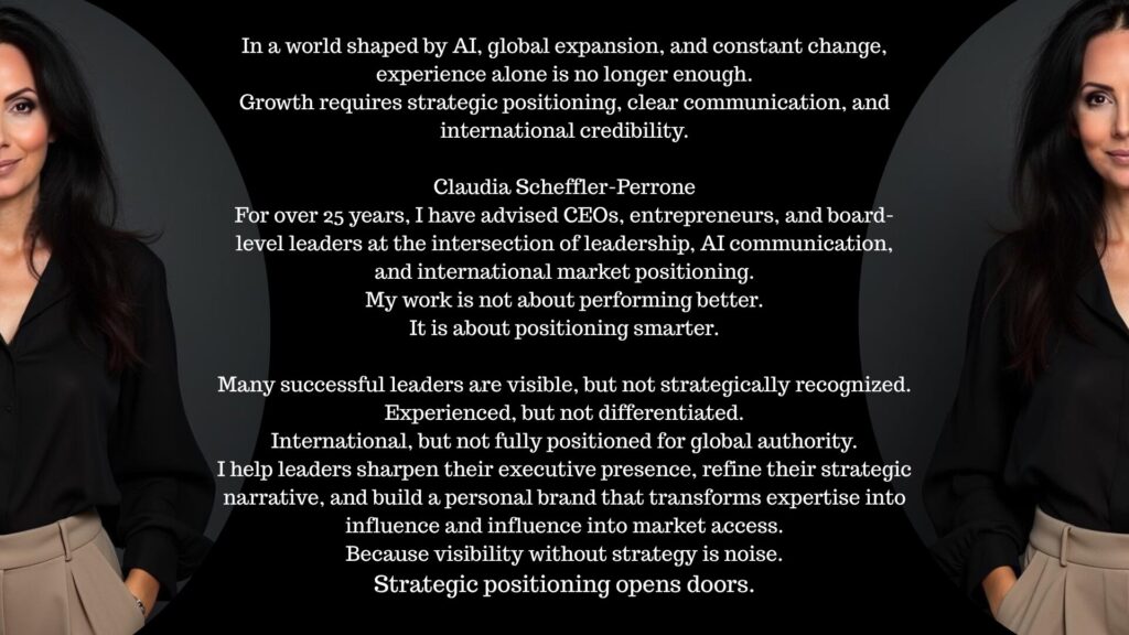 Coaching leaders internationally. From Asia to the US, to Europe. Personal Branding & Communication